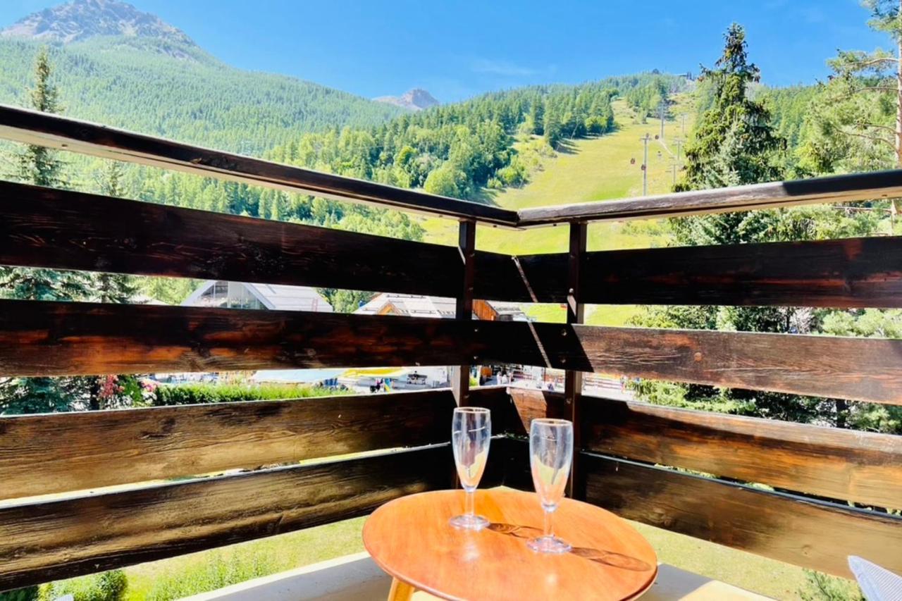 Serre-Chevalierstudio Terrace Next To Ski Slopes Saint-Chaffrey Zewnętrze zdjęcie